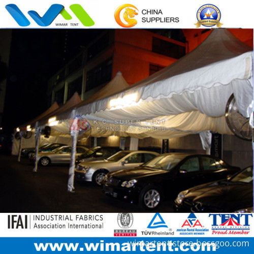 6mx6m Aluminium Structural Pagoda Tents Combined Together for Car Parking